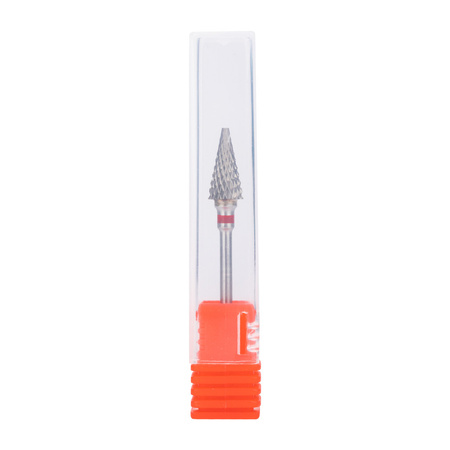 Fraise en carbure conique en forme de sapin pour enlever la matière, taille F, Large Cone ST 3/32, fine