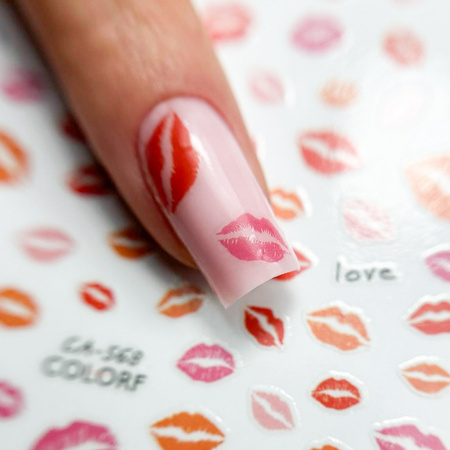 CA-568 Molly Nails Self-Adhesive Valentine's Day Nail Stickers