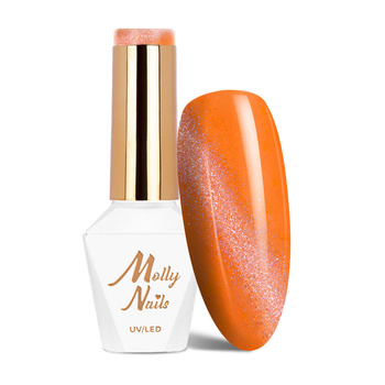 Molly Nails Neon Flashy Cat Eye HEMA Free Hybrid Nail Polish 8g No. 171