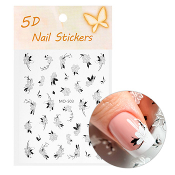 5D self-adhesive flower nail stickers MO-503