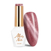 Esmalte híbrido magnético con efecto ojo de gato Cat Eye Womanity Kissing Molly Nails sin HEMA/Di-HEMA, 8 g, n.º 440