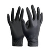 Easycare Black Disposable Nitrile Diagnostic and Protective Gloves, Size S, Black, 100 Count