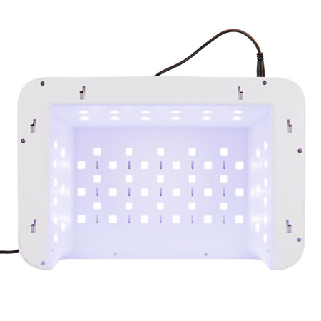 No Name 168W UV/LED nail lamp with stand for hybrid nail polish, gels, and acrylic gels, white Z22