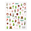 Autocollants pour ongles fins et autocollants de Noël Molly Nails MS-C263