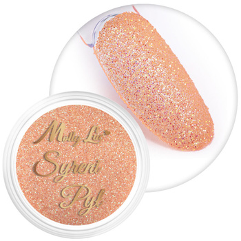 Polvo para uñas MollyLac «Polvo de sirena», bote de 2,5 g, n.º 2