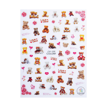 Thin self-adhesive Valentine's Day nail stickers CA-109