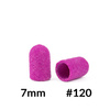 Capuchons pour pédicure 7 mm, grain 120, 10 pièces, ABS, Podo AlleMed, violet