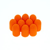 Kapturki do pedicure 7mm gradacja 240 100szt Fabric Podo AlleMed Pomarańczowy Orange