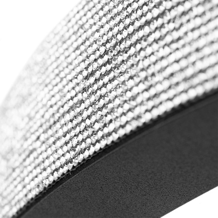 Lampe de maquillage LED en forme d'arc, 35 W, de bureau, sans ombre, noire, avec strass, taille L, HQ-75X