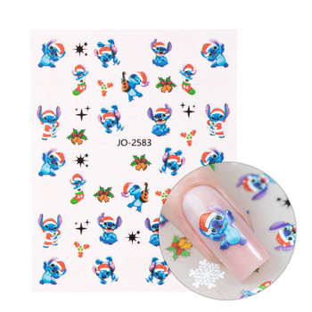 Selbstklebende Weihnachts-Nagelaufkleber „Stitch“ von Molly Nails JO-2583