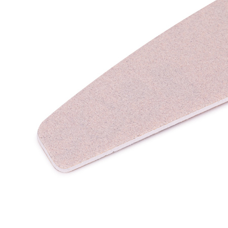 MollyLac zebra slim crescent boat nail file 180/240, 1 pc