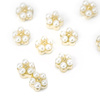 Adornos para uñas: flores de perlas 3D Molly Nails n.º 3, 10 unidades