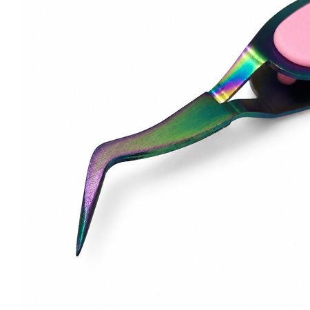 Pinza professionale per tunnel delle unghie MollyNails, rosa