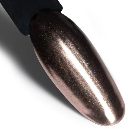 Mirror dust effect for nail art MollyLac Glass Effect Brown No. 10