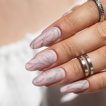 Pasta do zdobień ProArt Paste Molly Nails Silver HEMA/Di-HEMA Free 5g Nr 14