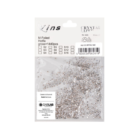 SS5 Crystal glass nail rhinestones, approx. 1440 pcs per pack
