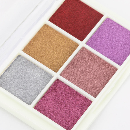 Polvere per unghie effetto specchio, cofanetto da 6 colori Molly Nails n. 4