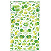Thin, self-adhesive fruit nail stickers F409