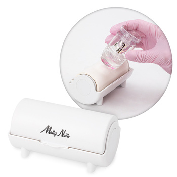 Stempel stempelek silikonowy do blaszek Molly Nails z regulowaną wielkością wzoru i ściągaczką