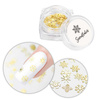 Snowflakes Christmas snowflakes nail decorations jar