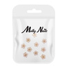 Molly Nails 3D pearl flower nail decorations No. 2, 10 pcs
