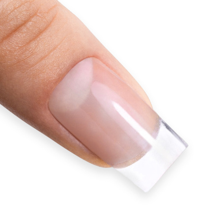 Budujący żel samopoziomujący twardy średniogęsty builder gel self leveling Molly Nails Clear HEMA/Di-HEMA Free 50 g