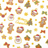 Self-adhesive Christmas nail stickers 3556