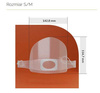 Mini protector facial para labios y nariz Mouth Shield: mascarilla transparente antivaho, 2 unidades, talla S/M