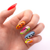 5+1 gratis Molly Nails Hybridlack Blue Sky Baby Blue HEMA/Di-HEMA-frei 8 g Nr. 110
