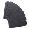 Râpe pour pédicure avec 10 embouts interchangeables, 21,5 cm, en métal argenté