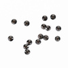 Strass per unghie in vetro SS10 Jet Hematite, circa 50 pezzi.