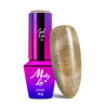 Esmalte híbrido magnético con efecto ojo de gato Cat Eye Foxy Eyes Golden MollyLac 10 g n.º 555
