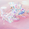 Pellicola olografica in cellophane per decorazioni unghie con effetto vetro n. 1