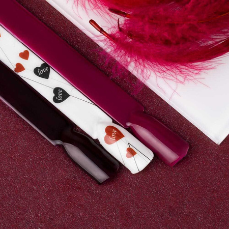 Adhesivos finos para uñas con forma de corazón JO-1027
