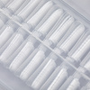 Moules à ongles supérieurs Dualform pour gel, acrylogel et acrylique, forme carrée avec graduation, Molly Nails, 220 pièces, modèle PH-68