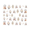 Water stickers for nails, dream catcher A-1264