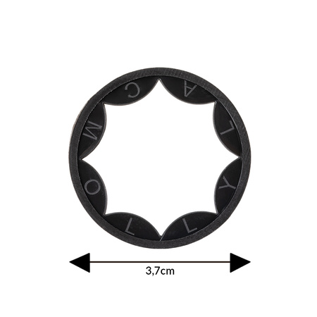 Anello per barattolo per pulire il pennello e impedire la fuoriuscita del gel Safety Ring 2 in 1 MollyLac 15 ml