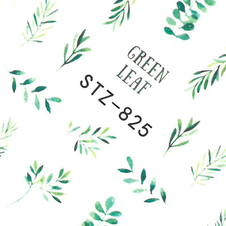 Water decals for nails, leaves STZ-825