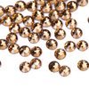Strass per unghie in vetro SS10 Light Topaz, circa 50 pezzi.