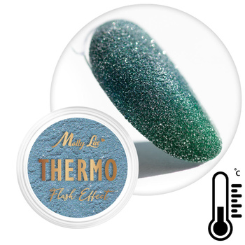 Nagelpulver Thermo Flash Effect MollyLac 0,5 g Nr. 7