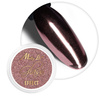 Polvo con efecto espejo para decorar uñas MollyLac Glass Effect Dark Golden Pink N.º 5