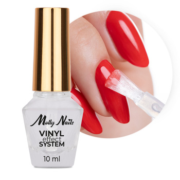 STEP3 UV-Protective Top Coat: High Gloss Top Coat Vinyl Effect System by MollyNails, 10 ml