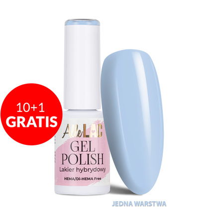 10 + 1 gratis LED/UV-Hybridlack „Blues BL3 Sky“ von AlleLac, HEMA/Di-HEMA-frei, 6 g