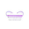Small purple manicure and dust brush