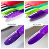 Molly Nails Flashing Lights Neon Fig Fiction HEMA/Di-HEMA Free Hybrid Nail Polish 8g No. 648