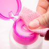 Flacone con dosatore a pompa per liquidi, rosa, 150 ml