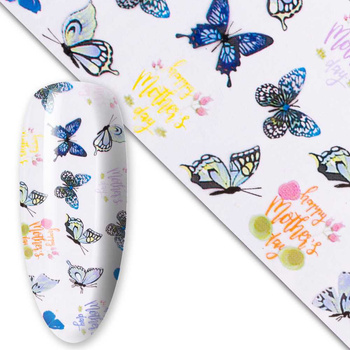Lámina de transferencia Butterflies, 100 cm, n.º 3