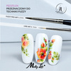 Brush for decorating gel paint hybrid gel Line Art bristle length 7mm 4U Monika Mielniczuk
