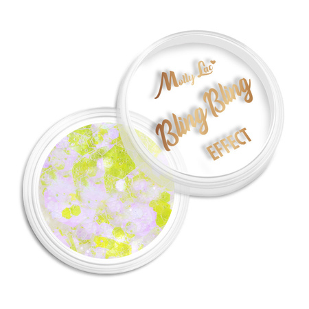 Poudre pour ongles MollyLac Bling Bling Effect 1 g n° 06