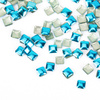 ShinePins: borchie lisce, decorazioni luccicanti per unghie, quadrate, grandi, NTN Premium n. 12, 5 g
